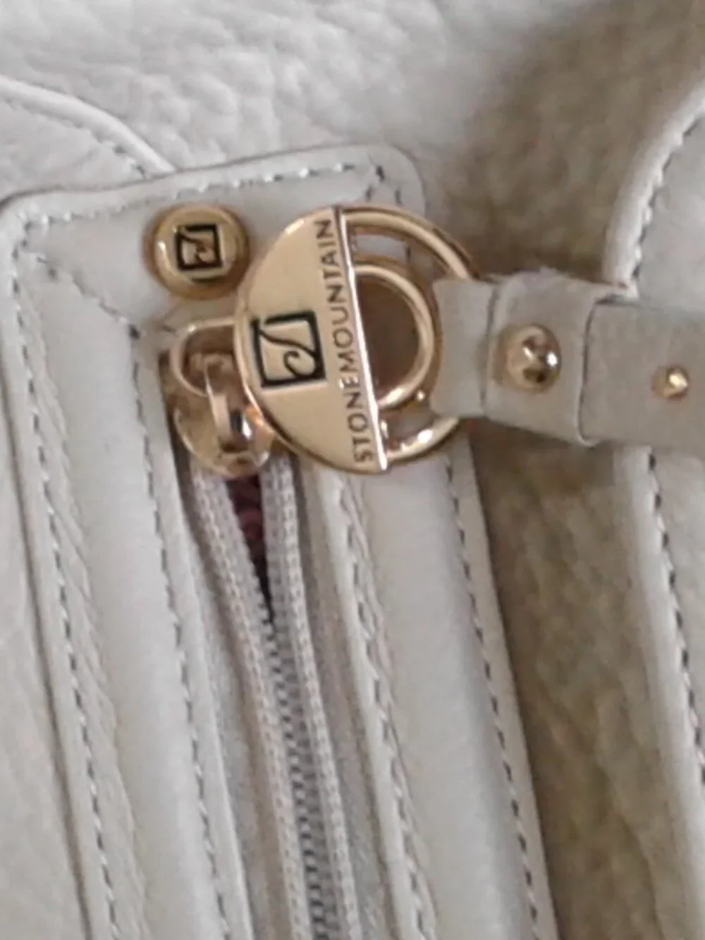 Stone Mountain Beige Purse